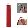 thumbnail image 4 of Abbracc Professional Bead Knotting Tool, Jewelry Making Tool Create Secure Knots DIY Crafting Knot Tool Handheld Bead Knotter for Stringing Pearls , Red, 4 of 9