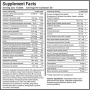 MiracleMulti One A Day Mens Multivitamin - Performance Blend Vitamin A C D3 E B12 with Probiotics, Superfood Enzyme, Immune Support, Heart Health, Energy & Stamina - 60 Servings