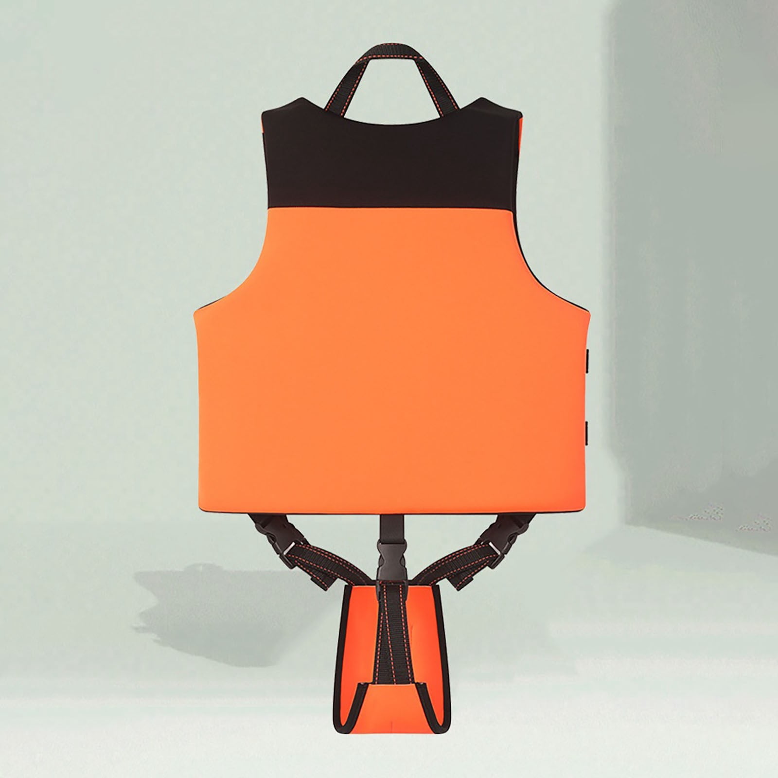 Kids Swim Vest Kids Color Block Patterned Life Jacket Buoyancy Safety Swim Vest Water Play Vest Beach Swim Ring Kids Life Vest Orange 10 Y-12 Y