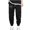 Black, variant on PuLe Men's Pants Men's Cargo Pants Drawstring Elastic Waist Flap Pocket Casual Street Pants