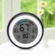 thumbnail image 4 of Termohigrómetro digital, Medidor de temperatura de humedad, pantalla táctil interior de higrómetro digital Termómetro LCD pantalla de luz de fondo con temporizador de cuenta atrás de cocina trase Ecomeon no, 4 of 6