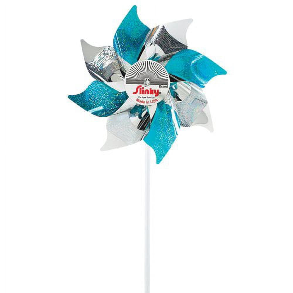 Slinky Reflective Flower Pinwheels And Wind Spinners Christmas Decor