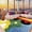 Colorful Journey, variant on Dopamine Style Living Room Rug, Large Area Non Slip Floor Carpet, Stain Resistant Easy Clean Sofa Coffee Table Mat, Anti Slip Bedroom Bedside Area Rug for Home Decor