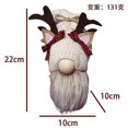 thumbnail image 2 of Christmas Faceless Doll Bone Figure Rudolph Doll With Holiday Decorations 26-27s, 2 of 3