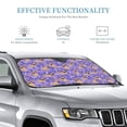 thumbnail image 4 of Bingfone Pugs and Flowers Car Windshield Sunshade,Sun Foldable Sun Shield Sun Visor for Car - Medium, 4 of 9