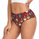 thumbnail image 2 of Balery Coffee Cups Ropa Interior de Algodón para Mujer con Dibujo – Braguitas Cómodas y Elásticas, Estilo Clásico-X-Large, 2 of 6
