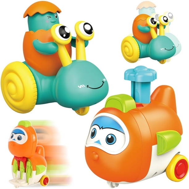 Toddler Toys Vusum Press & Go Push Cars para niños de 1 a 4 años