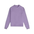 thumbnail image 3 of biudgviw Sweatshirt for Girls Pleated Long Sleeve Pullover Shirts Loose Fit Crew Neck Casual Tops Fall Winter Clothes with Thumb Holes, 3 of 6