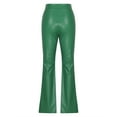 thumbnail image 4 of ALLLIST Pants for Ladies Flare-Leg Lounge Pants Solid Green Knit Pants Women, 4 of 6