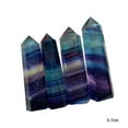 thumbnail image 5 of Natural Fluorite Crystal Rainbow Striped Fluorite Quartz Crystal Hexagonal Point Faceted Prism Wand for Healing Home Decor, 5 of 9