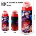 thumbnail image 2 of Sukuna Gojo Jujutsu Kaisen Insulated Stainless Steel Water Bottle with Straw Vacuum Water Tumbler Reusable Leak Proof Cup, 2 of 8