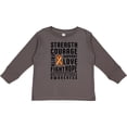 thumbnail image 3 of Inktastic Multiple Sclerosis Awareness Strength Courage and Support Boys or Girls Long Sleeve Toddler T-Shirt, 3 of 5