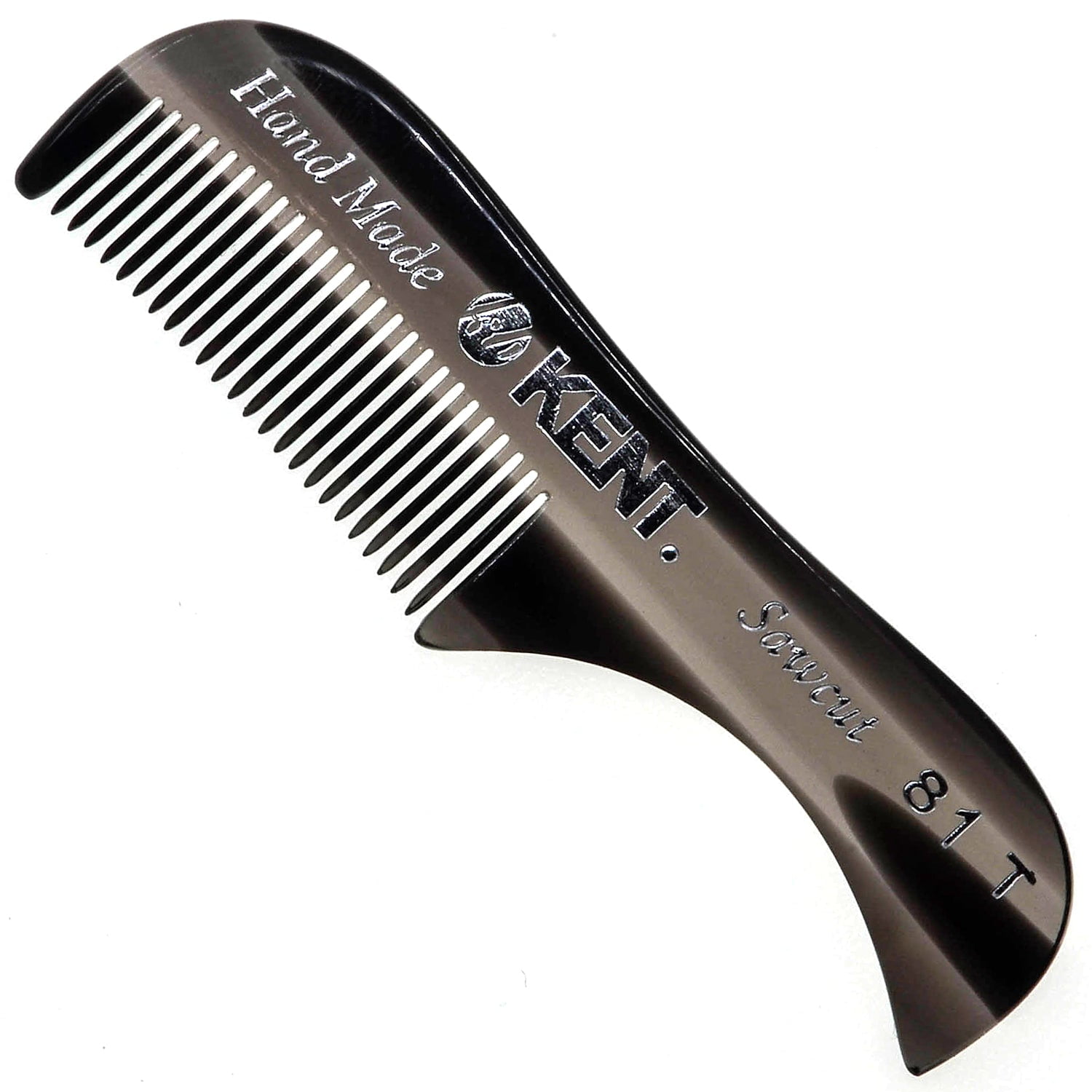 2.75" Handmade Fine Tooth Beard and Mustache Comb