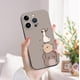 thumbnail image 2 of Moderno y funcional: estuche plateado esmerilado con ilustraciones modernas para iPhone 15 Pro Max 14 13 12 Pro 11, 2 of 4