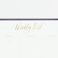 thumbnail image 5 of U Brands Desktop Weekly Planning Notepad, Black, White & Gold, 263U, 5 of 8