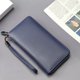 thumbnail image 4 of Cartera de almacenamiento portátil ultrafina y sencilla con cremallera de gran capacidad, multifunción, para hombre y mujer, 4 of 4