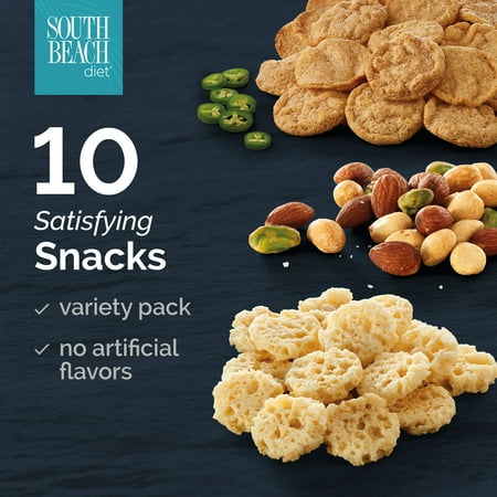 South Beach Diet Savory Snack Variety Pack, 10 Ct (Best Diet Snack Foods)