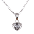 thumbnail image 1 of Collar para Mujer LuckyLy Corazón Modelo Dalia Plateado UNITALLA, 1 of 6