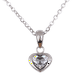 thumbnail image 1 of Collar para Mujer LuckyLy Corazón Modelo Dalia Plateado UNITALLA, 1 of 6