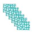 thumbnail image 2 of Beachy Turtle Cotton Placemats Set of 6, 13" x 19", 2 of 4