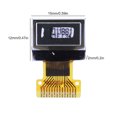 thumbnail image 2 of Interfaz blanca del módulo 14pin 64x32 SSD1315 IIC de la pantalla LCD de OLED de 049 pulgadas, 2 of 8