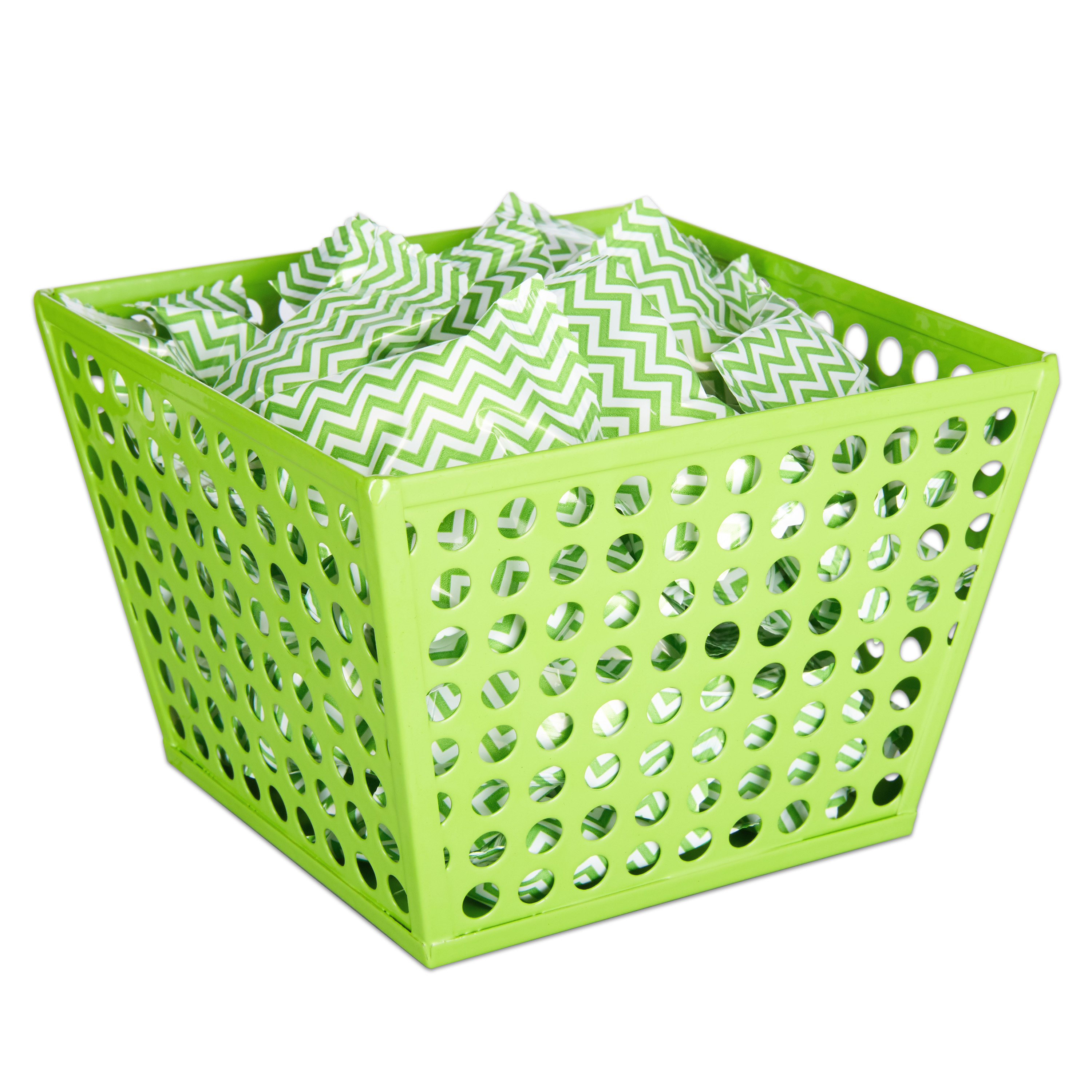 Kiwi Green Metal Basket - 6 ct.
