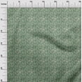 thumbnail image 3 of oneOone Cotton Cambric Green Fabric Floral Sewing Craft Projects Fabric Prints By Yard 42 Inch Wide, 3 of 4