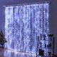 thumbnail image 3 of Christmas Lights Curtains for Windows Led Fairy New Year Lighting Room String Battery Powered Garland Waterfalls Decorations, 3 of 5