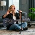 thumbnail image 3 of Noehoiugi 21-Inch Wooden Acoustic Guitar For Beginners, Portable Musical Instrument With Low String Action And High Sound Quality, 3 of 3