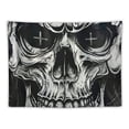 thumbnail image 5 of Orinice Skull Cross Detailed Art Tapestry Wall Hanging Unique Style Graphic Tapestries Home Wall Decor for Living Room Bedroom Apartment Farmhouse Dorm 40x30inch, 5 of 6