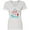 AA-White, variant on Inktastic Let It Snow, Snowflakes, Christmas - Red Blue Gray Women's V-Neck T-Shirt