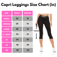 thumbnail image 5 of Sweet Hearts 3-Pack Capri Pants for Women- Elastic Waist Tummy Control Capris for Women Yoga Pants Women’s Capri Leggings Clothing Made in USA, 5 of 5
