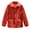 Red, variant on Fall and Winter Warm Fleece Coat for Womens Fashion Plus Size Loose Long Sleeve Hoodless Casual Outwear Coat