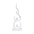 thumbnail image 1 of Colecciones de obras de arte abstracto, estatuas, adornos de mesa, esculturas modernas de fuego Blanco, 1 of 9