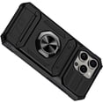 thumbnail image 2 of Case for iPhone 16 Pro Max,TPU+PC [Built-in Magnetic Kickstand] with Card Holder Dual-Layer Design Heavy Duty Shockproof Protection Phone Case for iPhone 16 Pro Max,6.9 Inch 2024 (Black), 2 of 11