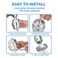 thumbnail image 5 of SimPure Shower Head Filter with 4 Filters, 20 Stage Filtration Reduces Dry Itchy Skin, Dandruff, Eczema, Chlorine Fluoride, 5 of 6