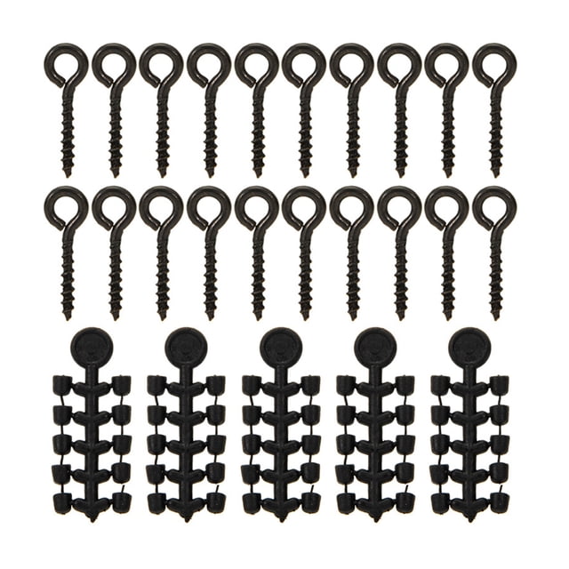 Greeniant 20 piezas, tapón de gancho, herramienta de plástico, accesorios de pesca, Spinner, aparejos de cambio, aparejos, accesorios para deportes al Pescar sin anillo 002 Greeniant OD030471-02