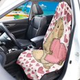 thumbnail image 3 of XYZCANDO Hand-drawn Hearts Car Seat Cover Cooling, for Truck Seat Bucket Seat SUV Seat Suitable for Cars Trucks, 3 of 6