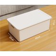 thumbnail image 1 of Caja de almacenamiento de escritorio, caja de almacenamiento, caja de organización, armario de cocina for el hogar, cesta de almacenamiento, cajón, armario, cesta diversa con tapa, 1 of 5