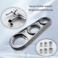 thumbnail image 4 of Faucet Aerator Wrench Multi-Purpose Faucet Aerator Removal Tool Faucet Aerator Extraction Tool for Kitchen Bathroom Faucet Parts, 4 of 5