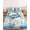 Blue, variant on Twin Sze Fitted Sheet Set - Crab 2 Piece Bedding Sets 16" Deep Pocket Fitted Sheet with 1 Pillowcase, Blue Coastal Starfish Ocean Coral Nautical Brushed Microfiber Hotel Luxury Bed Sheets