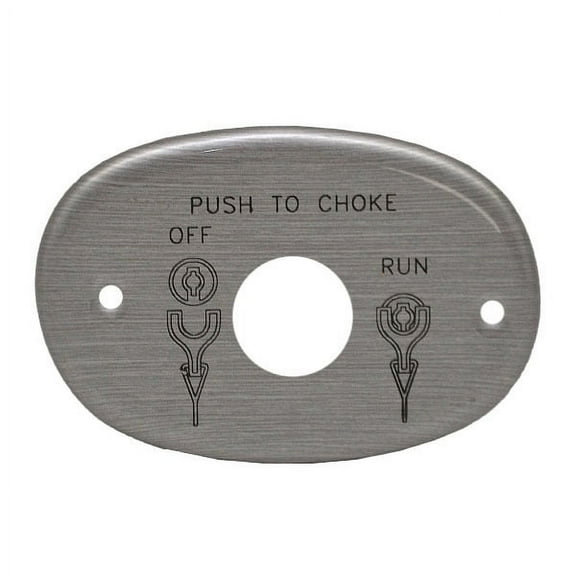 Lund Boat Ignition Panel | Brushed Silver