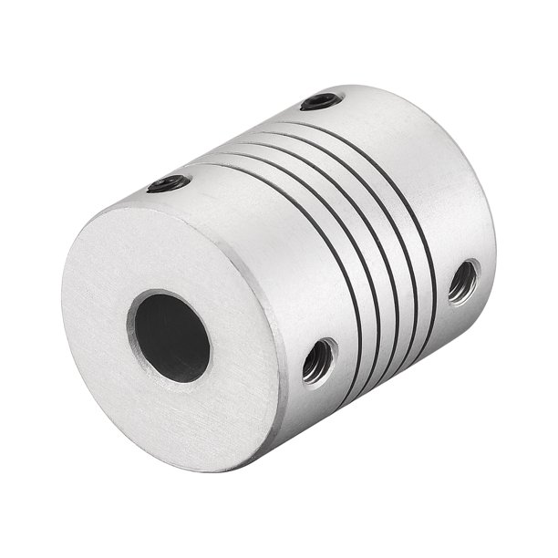 Acoplamiento de Eje de Aleación de Aluminio Acoplador Flexible Conector de Motor para Máquina CNC, 11 mm a 8 mm