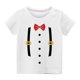 thumbnail image 4 of Niño Pequeño Camisa de Pascua Chico Manga Corta Camiseta Gráfica Cuello Redondo Crop Top para 3-14 Años Niñas Y Chico, 4 of 5