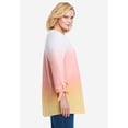 thumbnail image 3 of Woman Within Plus Size French Terry Tie-Sleeve Sweatshirt, 3 of 6