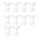 thumbnail image 2 of Jumpingount Herramienta para permanente de pestañas 10X Cepillos para pestañas Dulce regalo Cepillo en forma de Y Transparente Pinceles de maquillaje y herramientas Transparente, 2 of 6