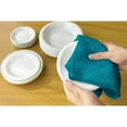 thumbnail image 3 of DecorRack 4 Large Kitchen Towels, 100% Cotton, 15 x 25 inches, Turquoise (4 Pack), 3 of 7