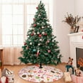 thumbnail image 2 of Candy Gingerbread Man Tree Skirt Xmas Tree Mat Christmas Tree Ornaments Decorations Holiday Party Indoor Outdoor 48", 2 of 5
