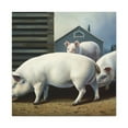 thumbnail image 3 of Pig in Barnyard. - Canvas, 3 of 25
