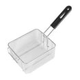 thumbnail image 4 of cesta para freír,Cesta para freír de acero inoxidable con asa,Cesta para freír,colador,espumadera,taco,Cesta de malla para papas fritas,colador para papas fritas,Cesta de malla de alambre, 4 of 8